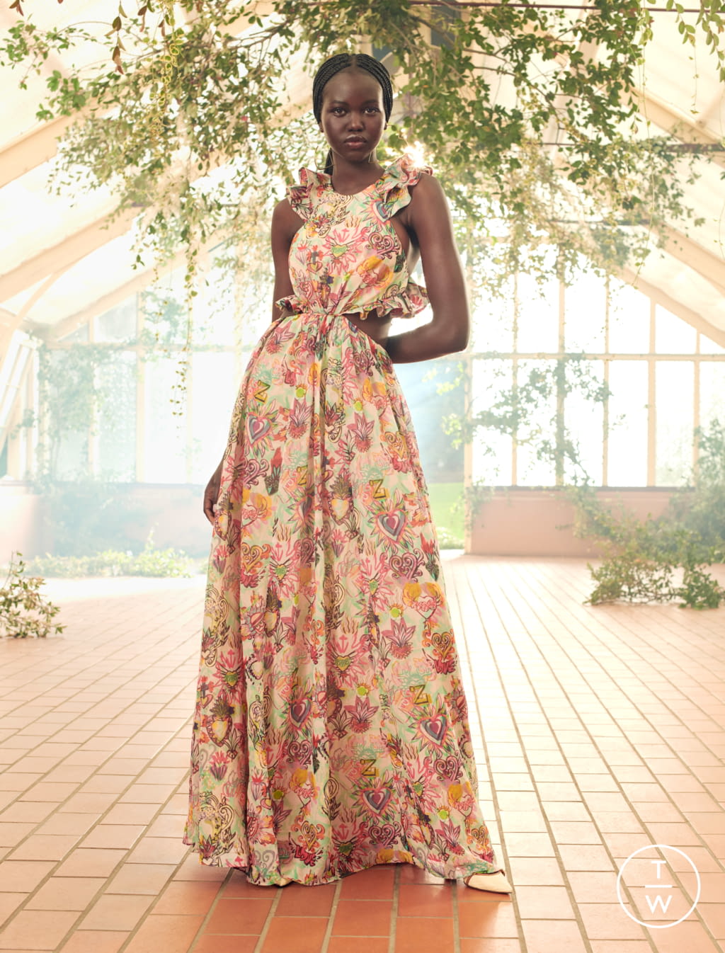 Fashion Week New York Resort 2021 look 6 from the Zimmermann collection womenswear