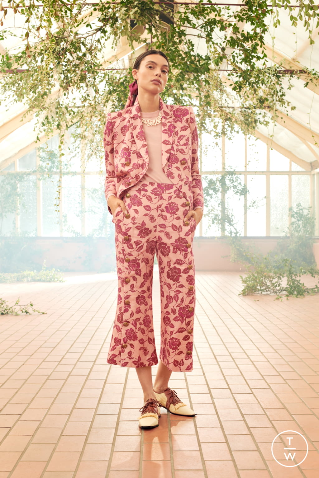 Fashion Week New York Resort 2021 look 5 from the Zimmermann collection womenswear