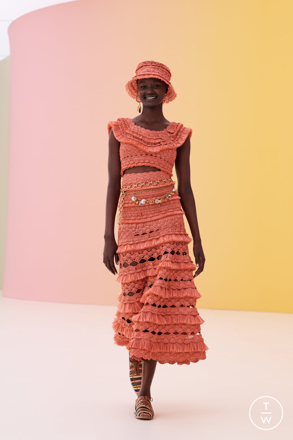 Fashion Week New York Resort 2022 look 17 from the Zimmermann collection womenswear