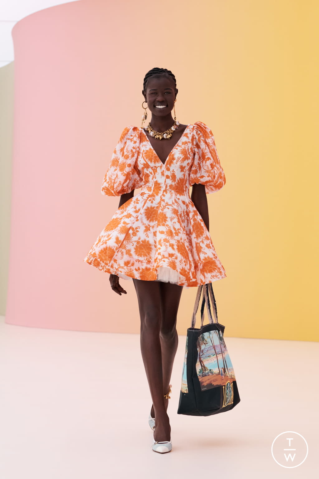 Fashion Week New York Resort 2022 look 21 from the Zimmermann collection womenswear