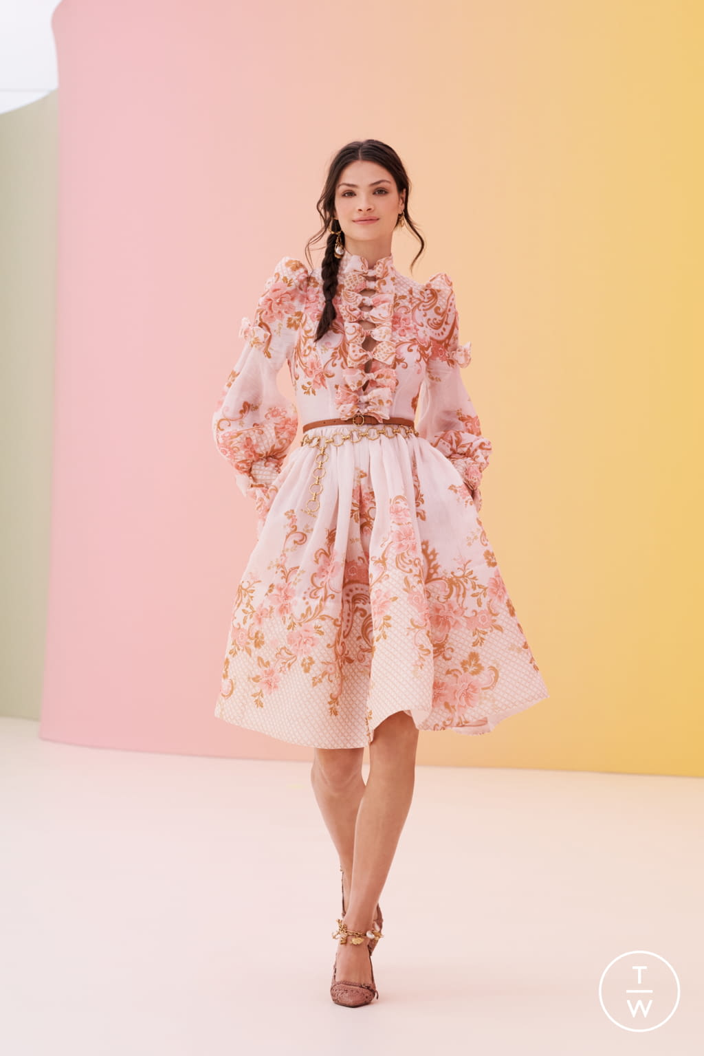Fashion Week New York Resort 2022 look 33 from the Zimmermann collection womenswear