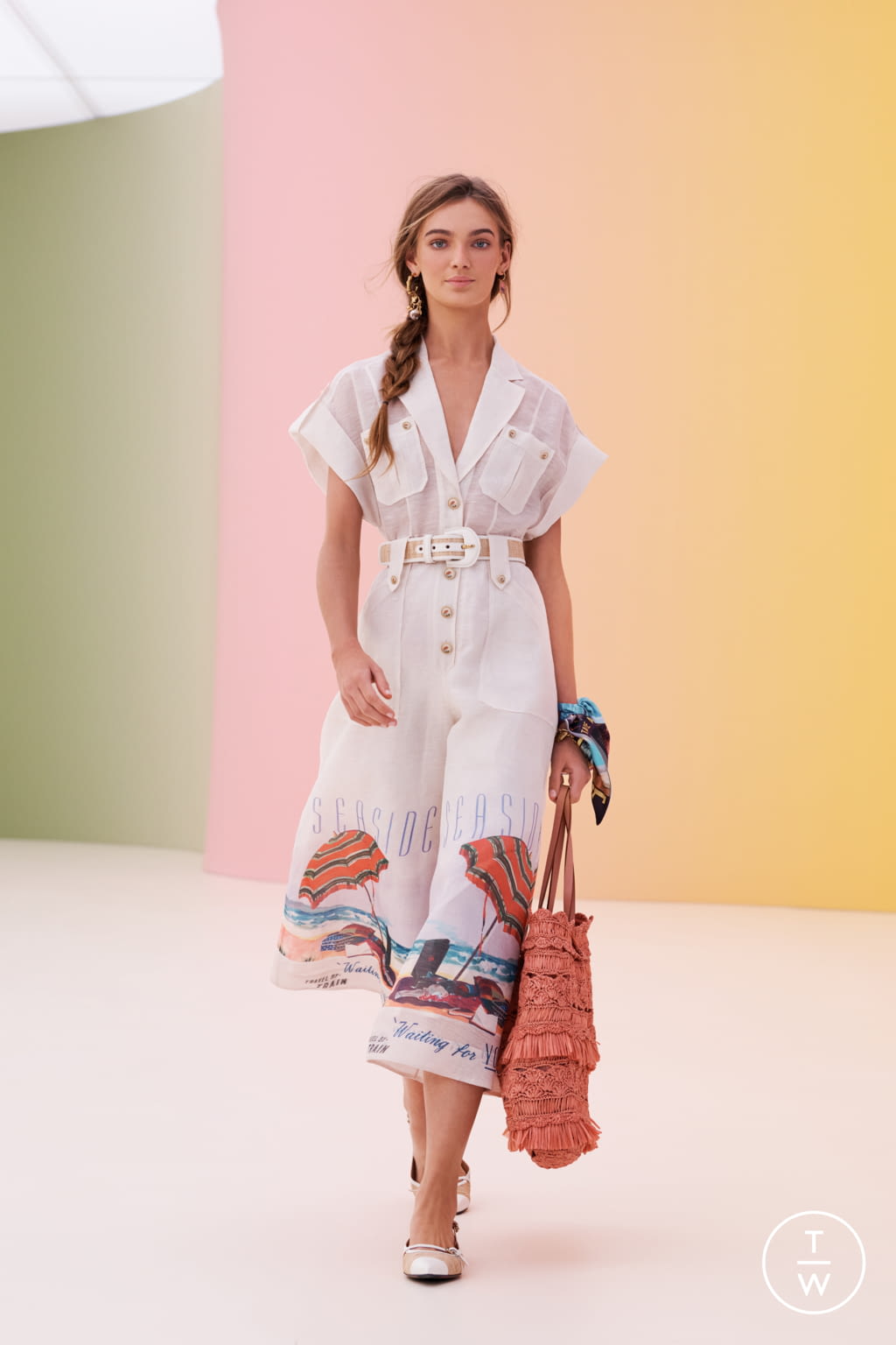 Fashion Week New York Resort 2022 look 4 from the Zimmermann collection womenswear