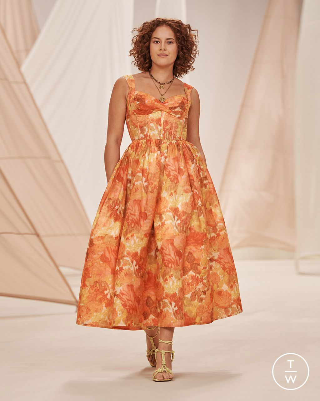 Fashion Week New York Resort 2023 look 24 from the Zimmermann collection womenswear