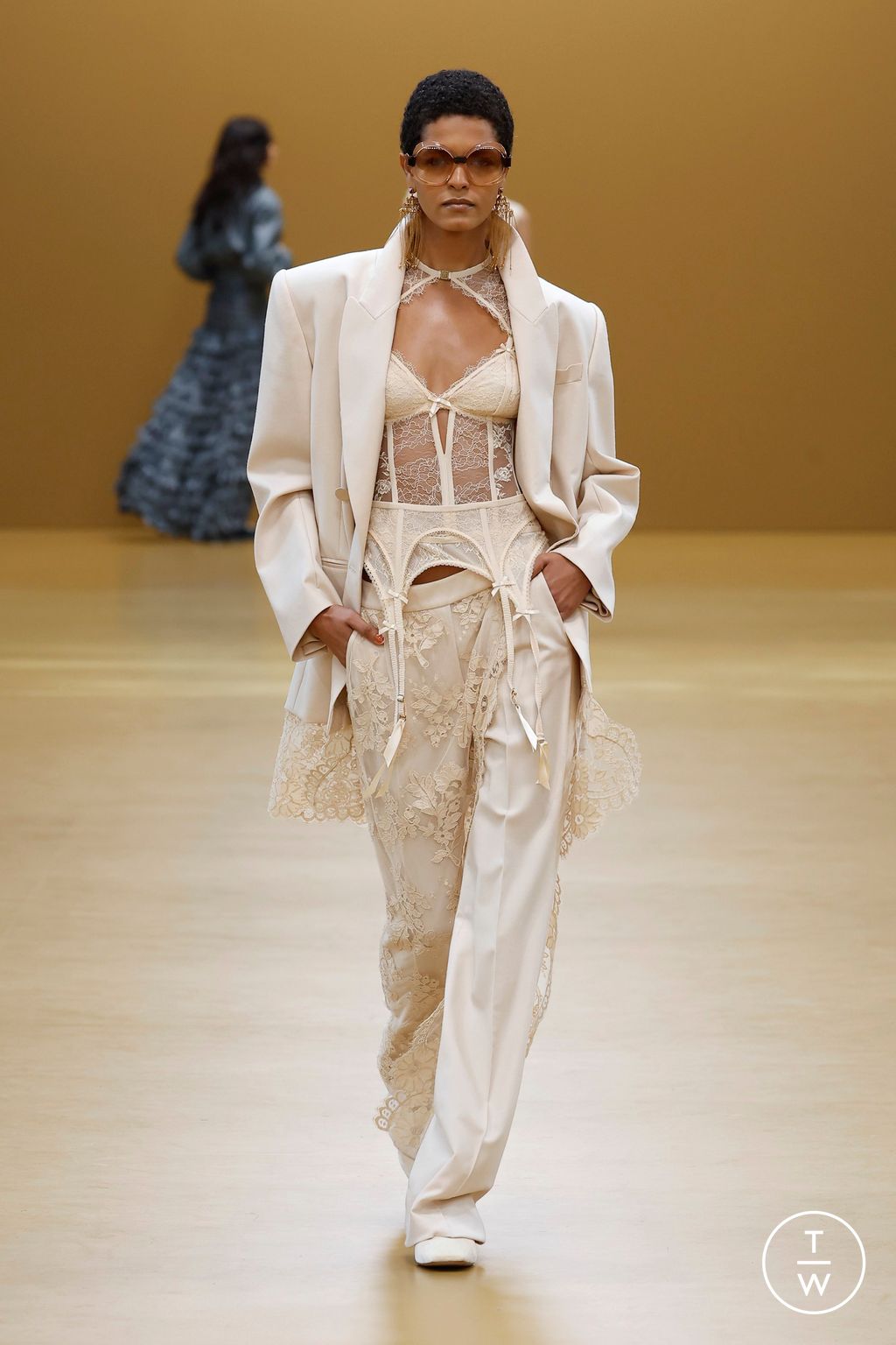 Fashion Week Paris Fall/Winter 2026 look 40 from the Zimmermann collection 女装