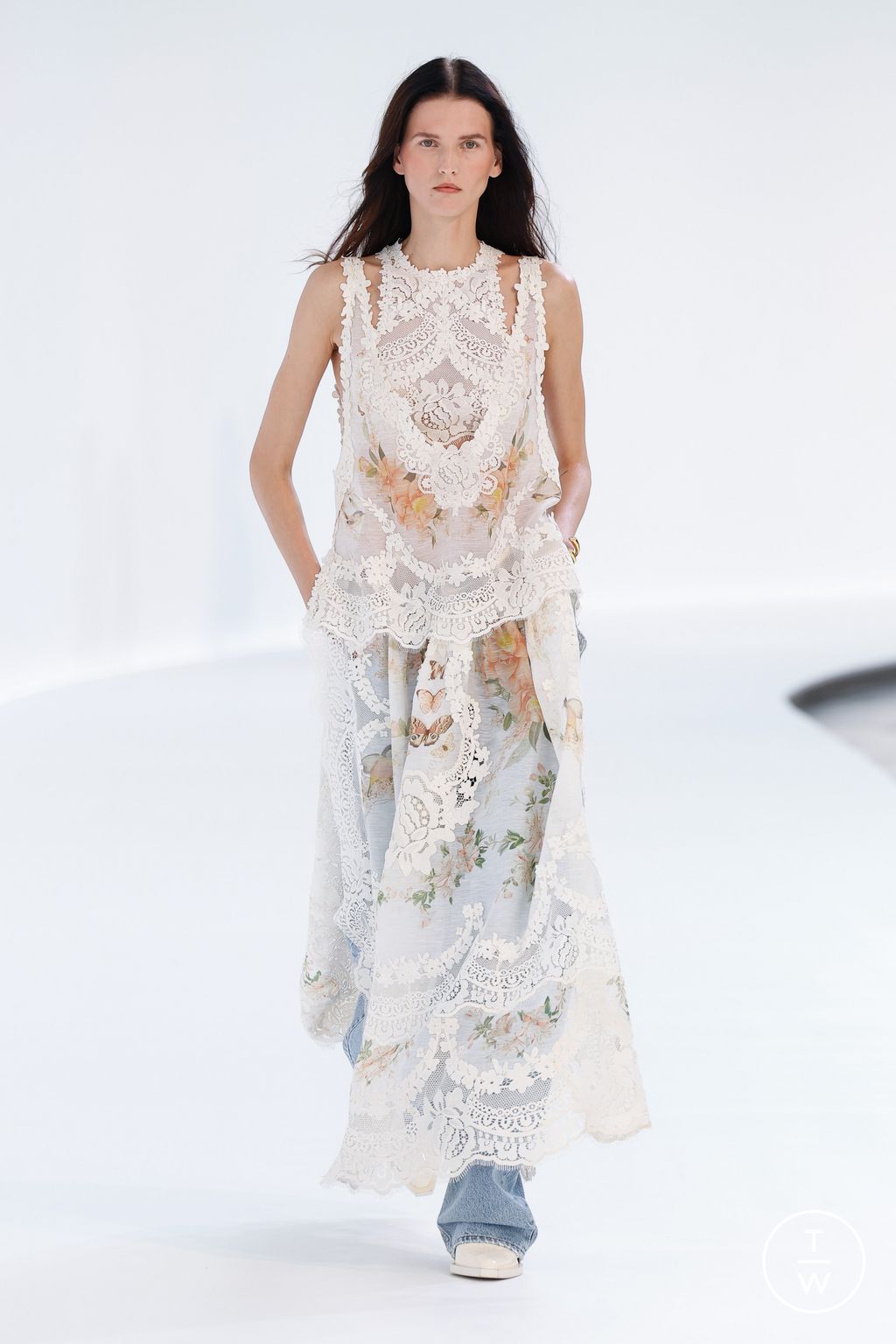 Fashion Week Paris Spring/Summer 2024 look 12 from the Zimmermann collection womenswear
