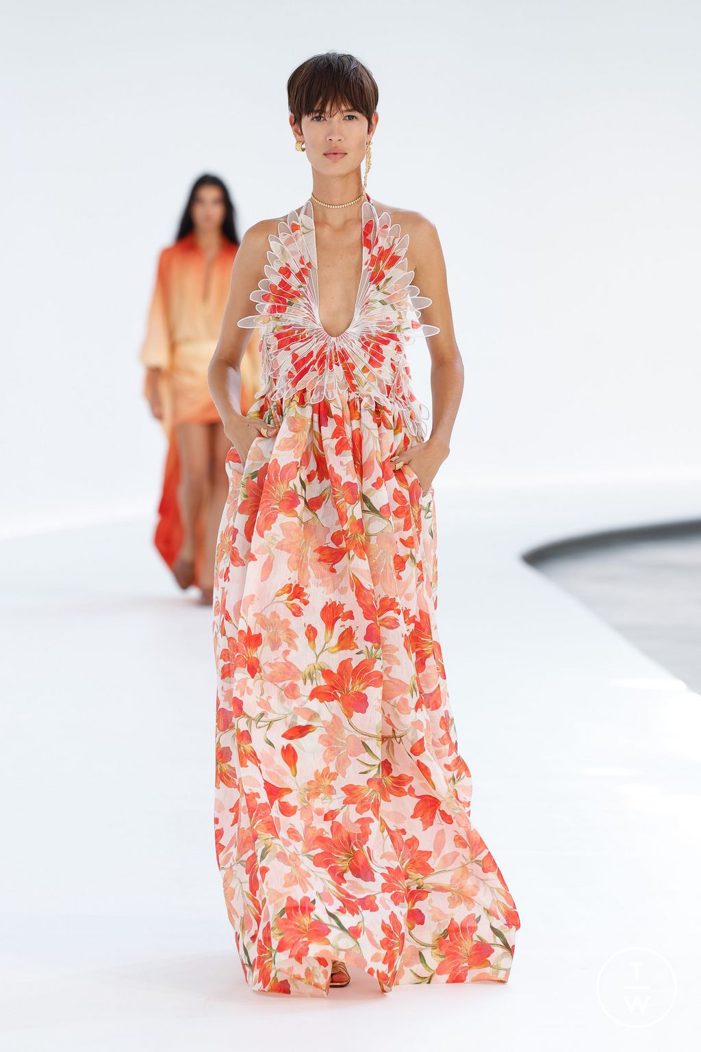 Fashion Week Paris Spring/Summer 2024 look 42 from the Zimmermann collection womenswear