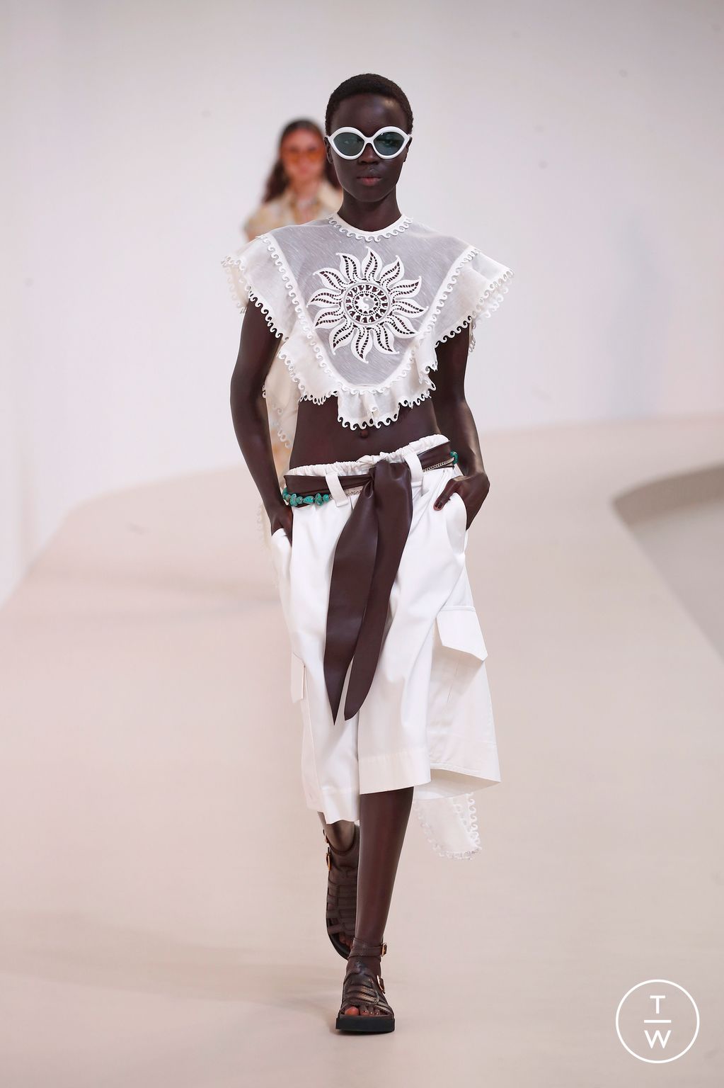 Fashion Week Paris Spring/Summer 2025 look 17 from the Zimmermann collection womenswear