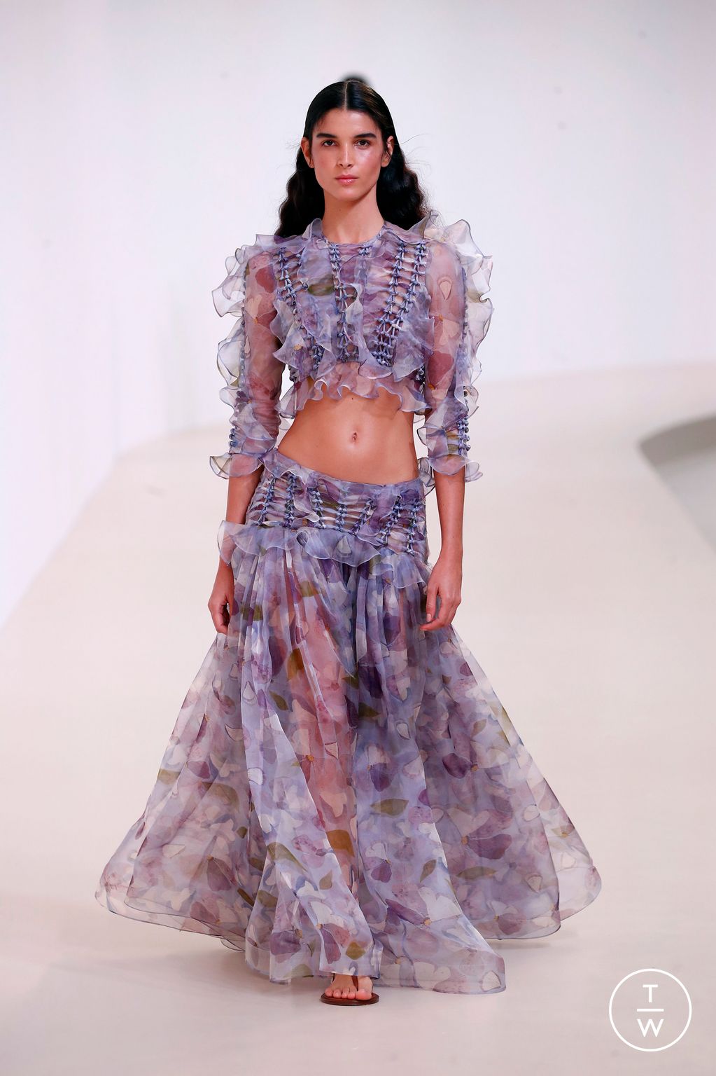 Fashion Week Paris Spring/Summer 2025 look 42 from the Zimmermann collection womenswear