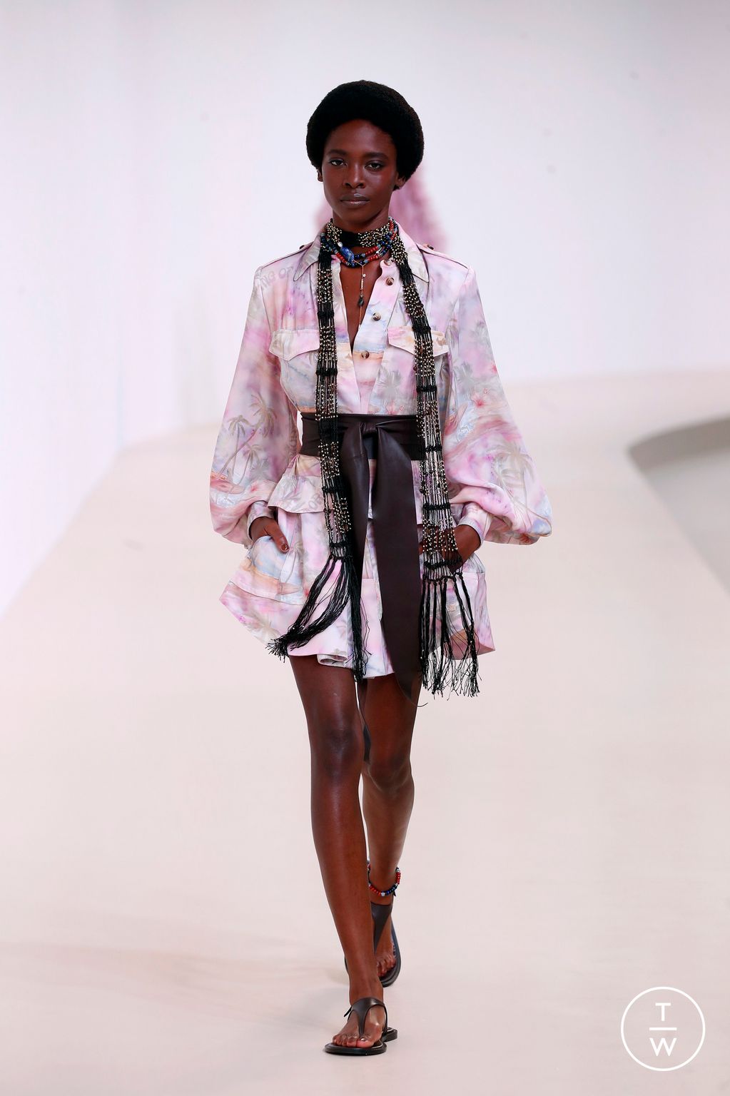 Fashion Week Paris Spring/Summer 2025 look 44 from the Zimmermann collection womenswear
