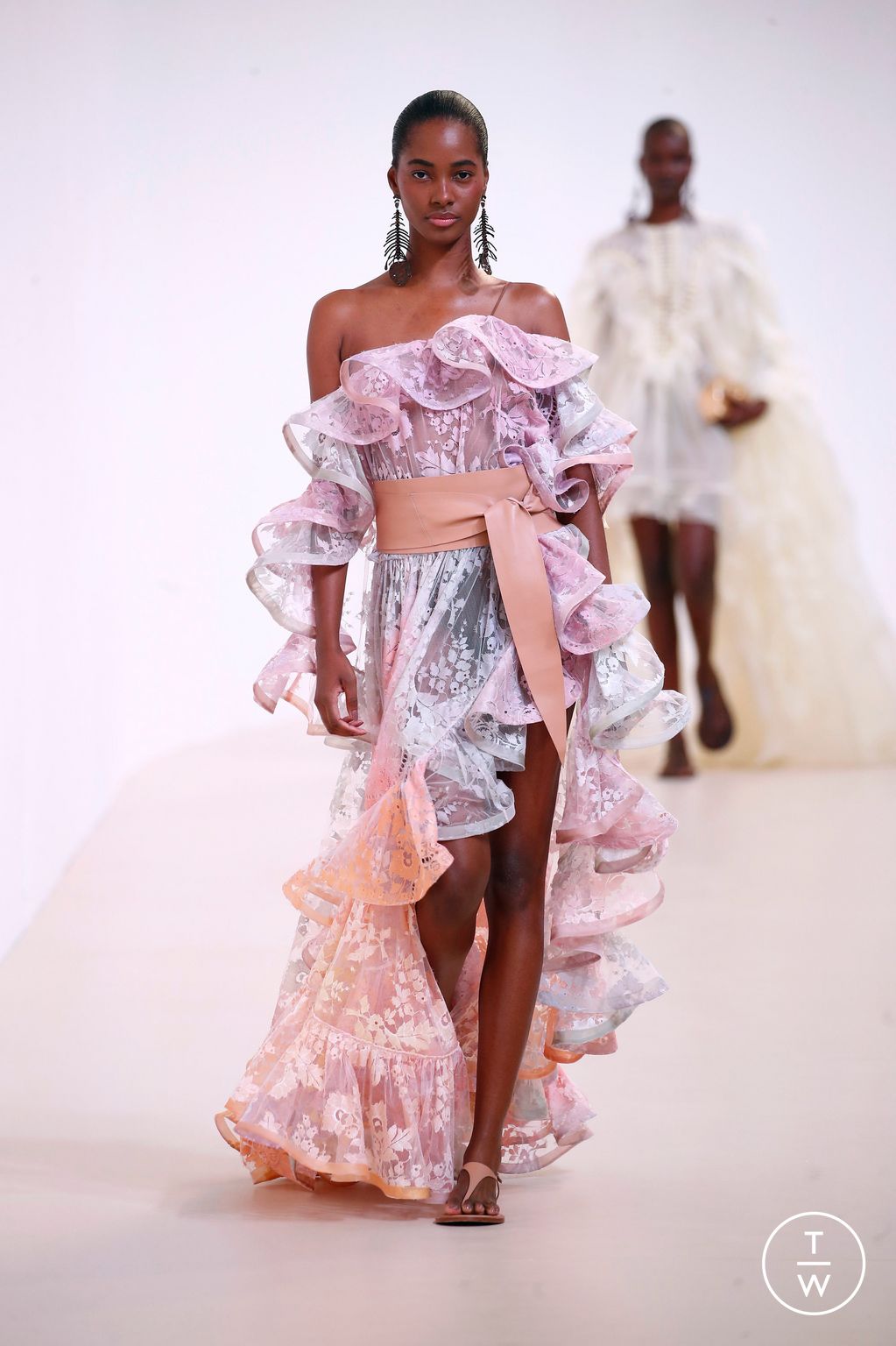 Fashion Week Paris Spring-Summer 2025 look 49 from the Zimmermann collection womenswear