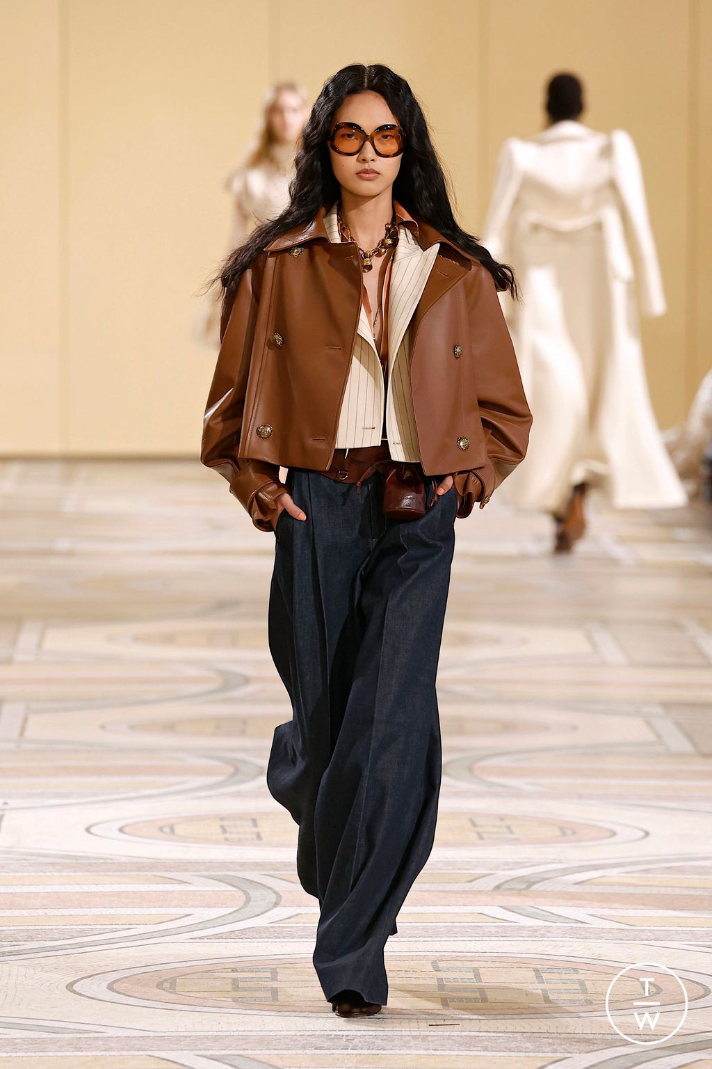 Fashion Week Paris Fall/Winter 2025 look 6 from the Zimmermann collection womenswear