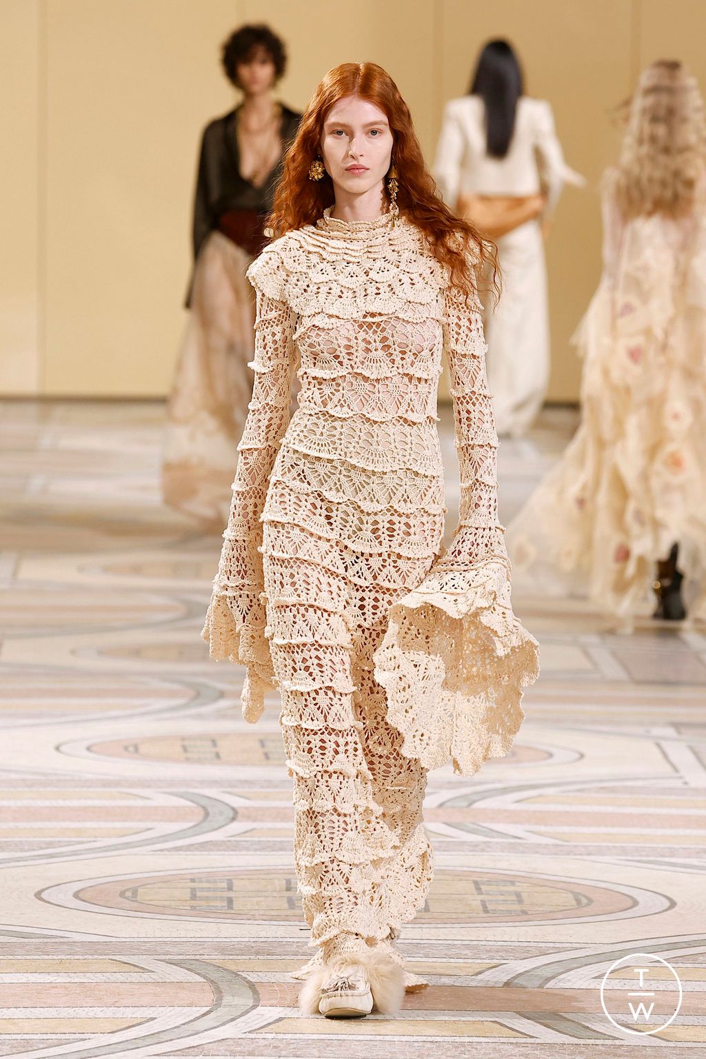 Fashion Week Paris Fall/Winter 2025 look 14 from the Zimmermann collection womenswear