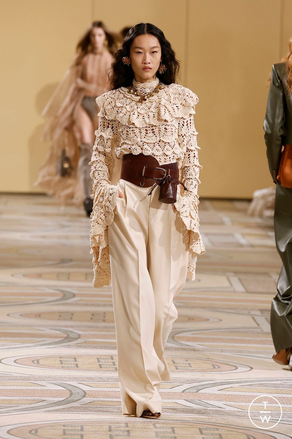 Fashion Week Paris Fall/Winter 2025 look 18 from the Zimmermann collection womenswear