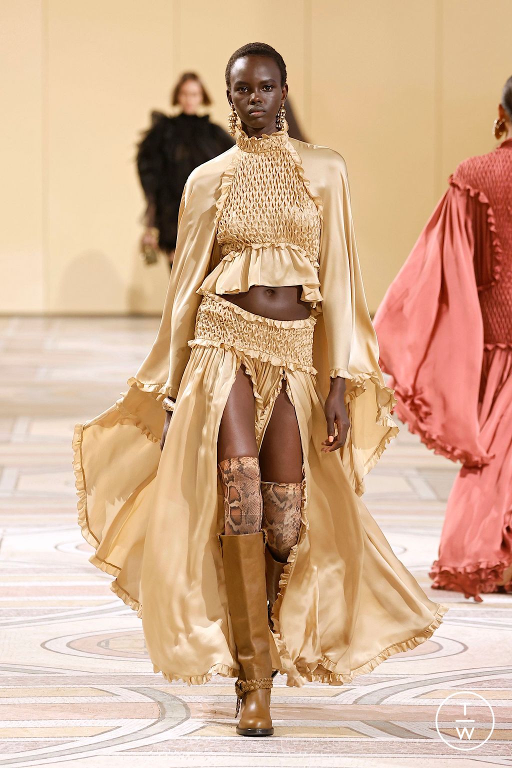 Fashion Week Paris Fall/Winter 2025 look 45 from the Zimmermann collection womenswear