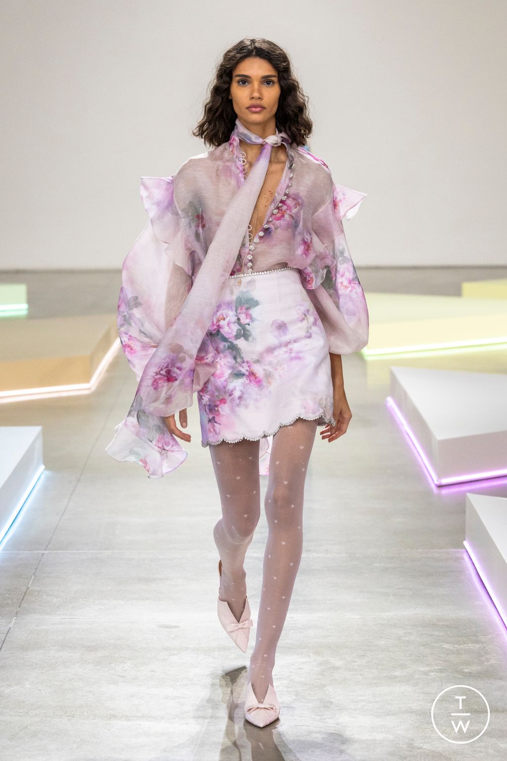 Fashion Week Paris Resort 2025 look 23 from the Zimmermann collection womenswear