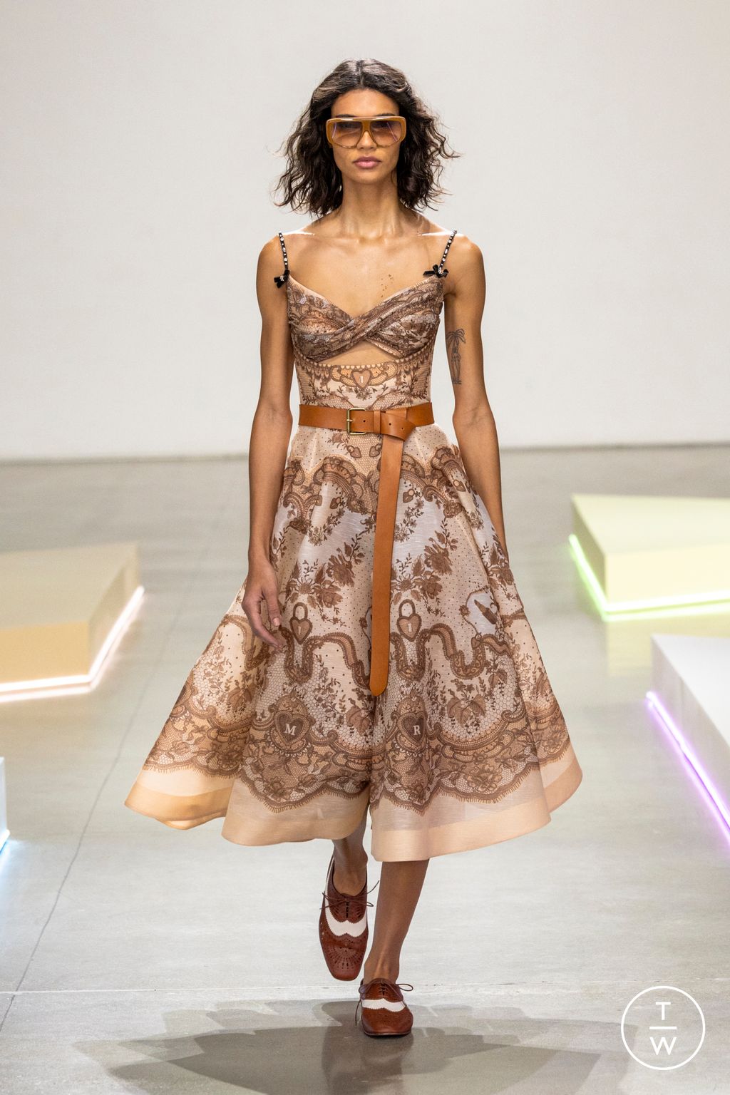 Fashion Week Paris Resort 2025 look 3 from the Zimmermann collection womenswear