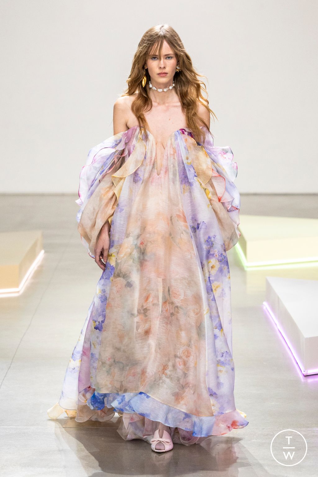 Fashion Week Paris Resort 2025 look 43 from the Zimmermann collection womenswear