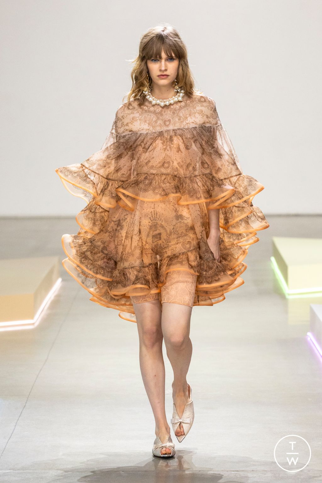 Fashion Week Paris Resort 2025 look 47 from the Zimmermann collection womenswear
