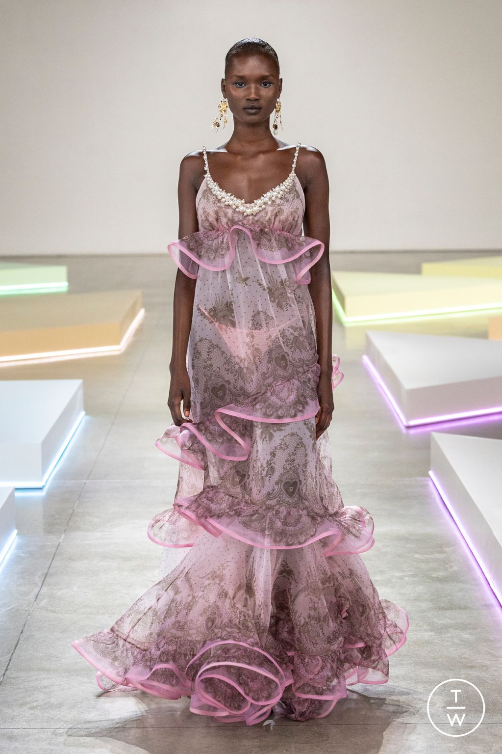 Fashion Week Paris Resort 2025 look 49 from the Zimmermann collection womenswear