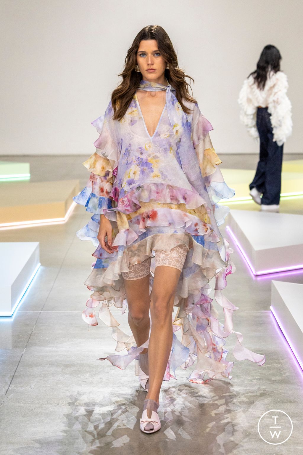 Fashion Week Paris Resort 2025 look 5 from the Zimmermann collection womenswear