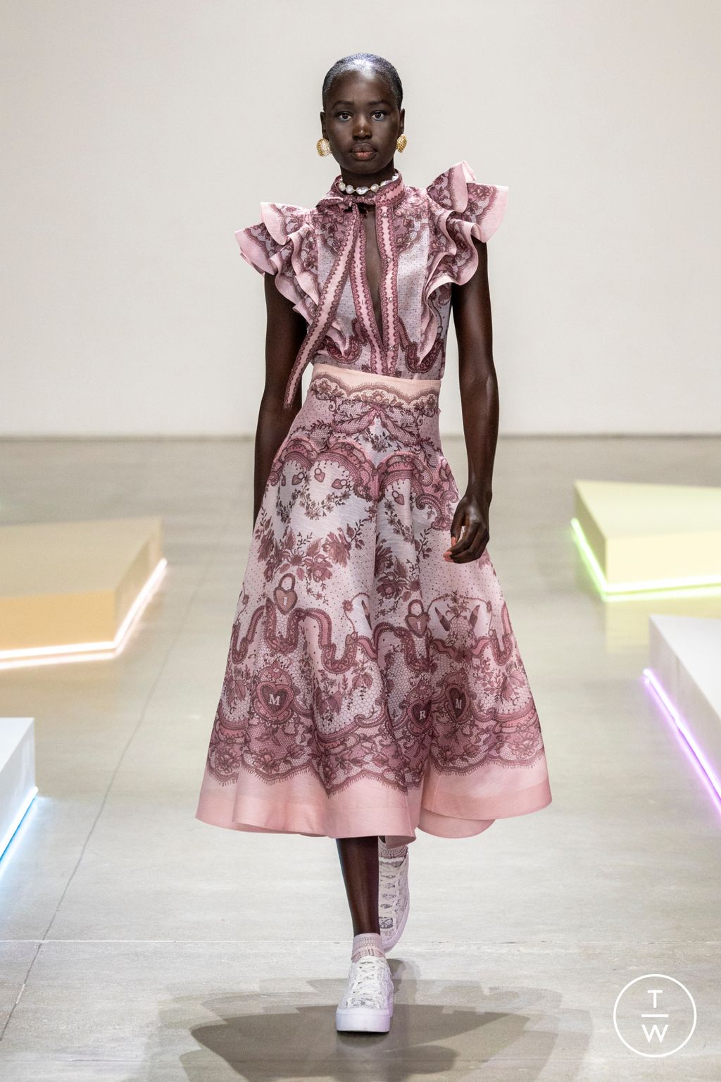 Fashion Week Paris Resort 2025 look 6 from the Zimmermann collection womenswear