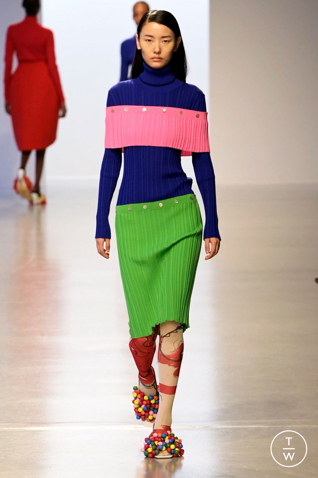 Fashion Week Paris Fall/Winter 2024 look 13 de la collection Zomer womenswear