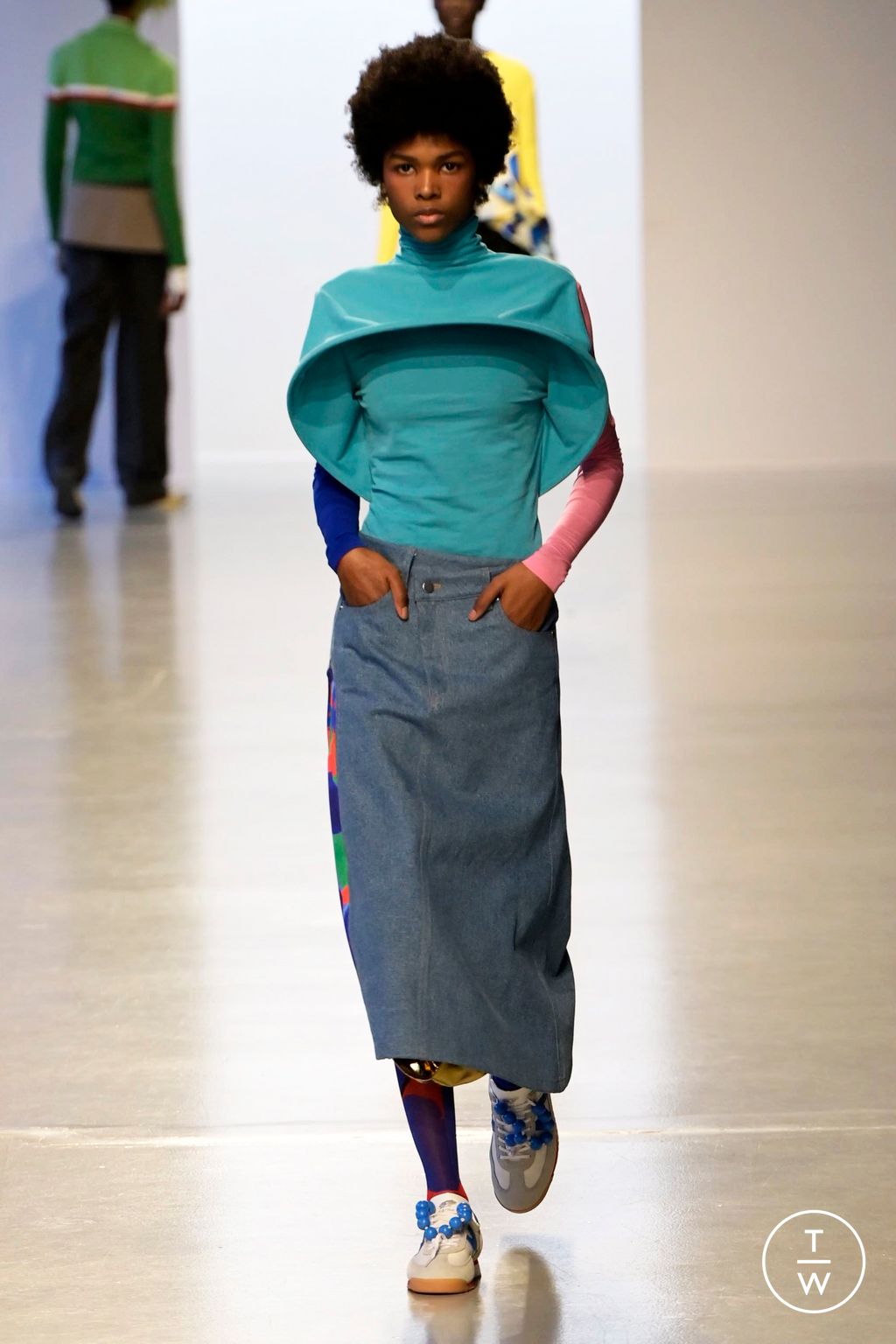 Fashion Week Paris Fall/Winter 2024 look 21 from the Zomer collection womenswear