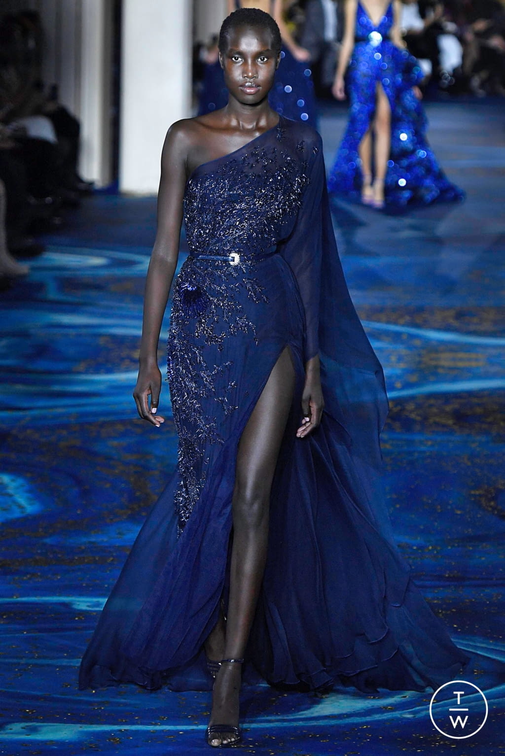 Fashion Week Paris Spring/Summer 2019 look 7 from the Zuhair Murad collection couture