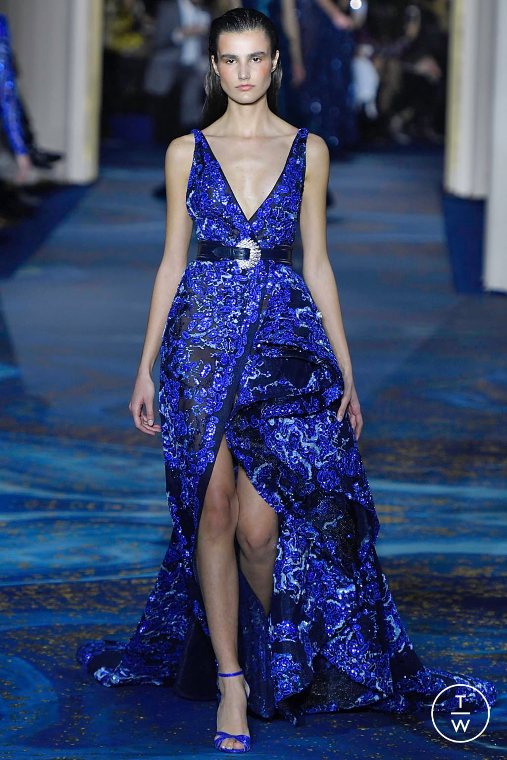 Fashion Week Paris Spring/Summer 2019 look 8 from the Zuhair Murad collection couture