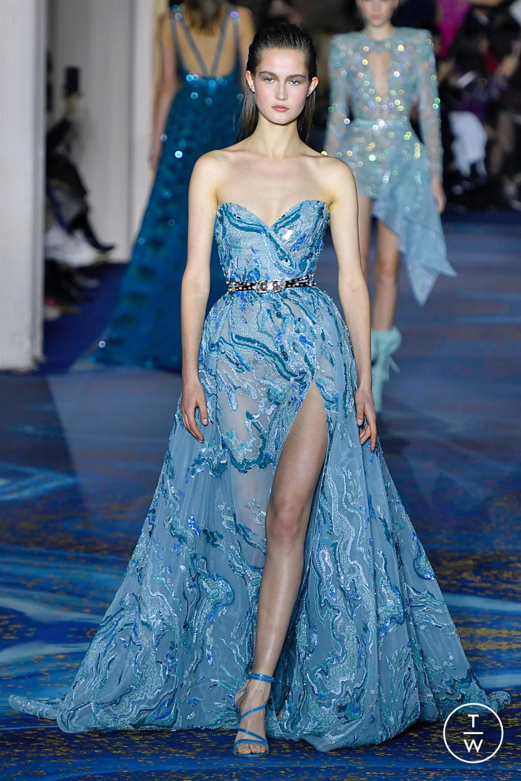 Fashion Week Paris Spring/Summer 2019 look 14 from the Zuhair Murad collection couture