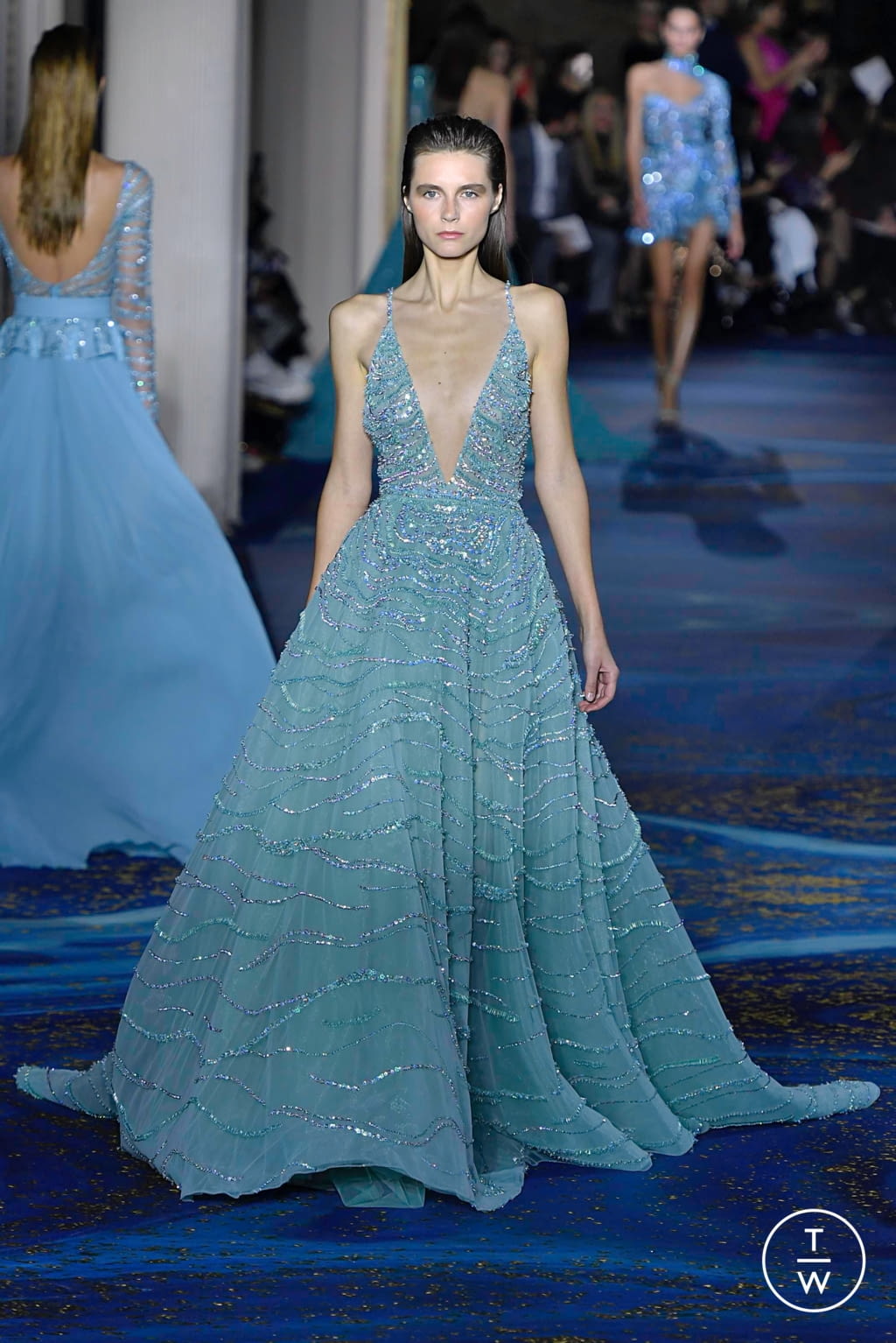 Fashion Week Paris Spring/Summer 2019 look 18 from the Zuhair Murad collection couture