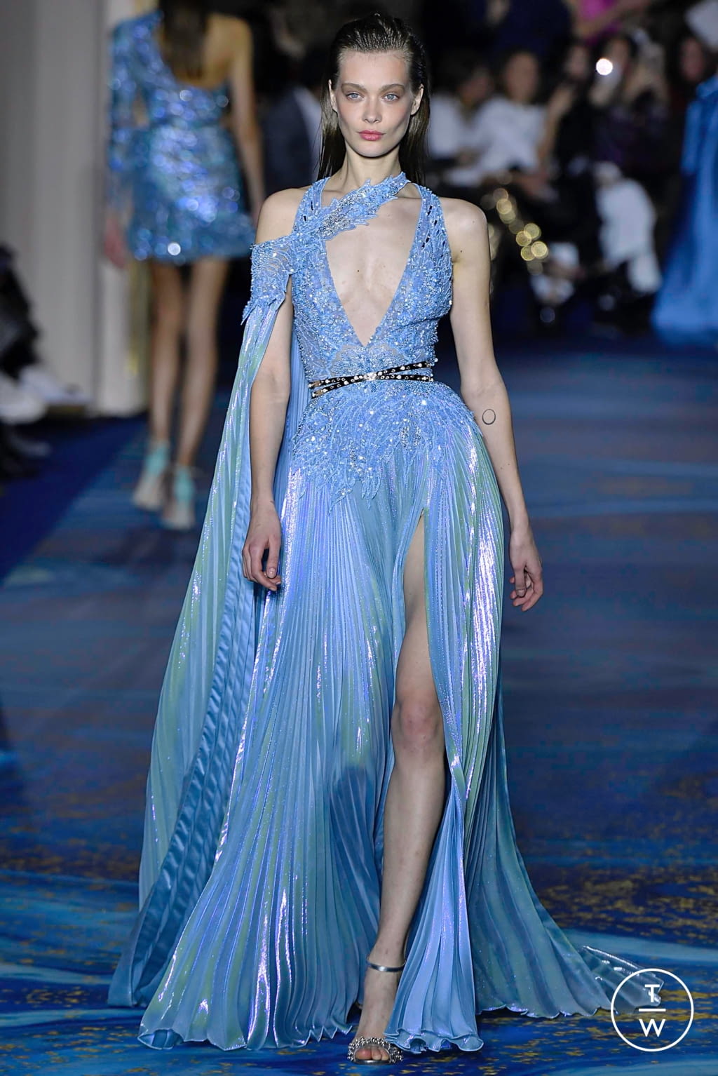 Fashion Week Paris Spring/Summer 2019 look 21 from the Zuhair Murad collection couture