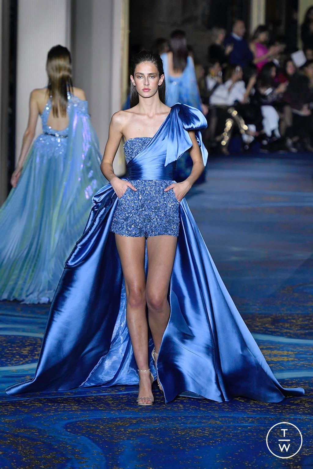 Fashion Week Paris Spring/Summer 2019 look 22 from the Zuhair Murad collection couture