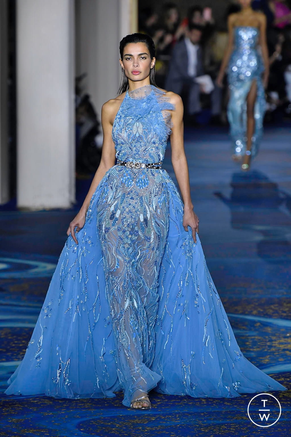 Fashion Week Paris Spring/Summer 2019 look 24 from the Zuhair Murad collection couture