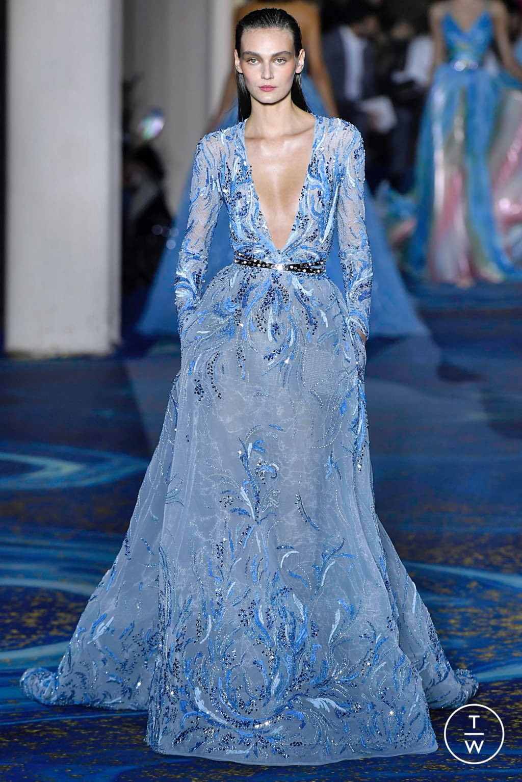 Fashion Week Paris Spring/Summer 2019 look 26 from the Zuhair Murad collection 高级定制