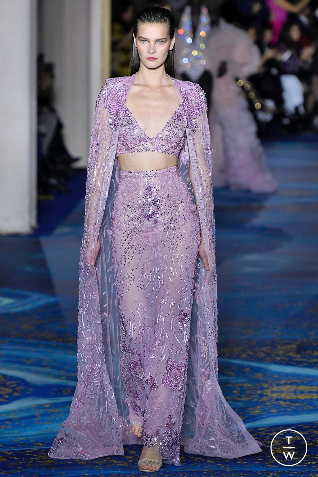 Fashion Week Paris Spring/Summer 2019 look 35 from the Zuhair Murad collection 高级定制
