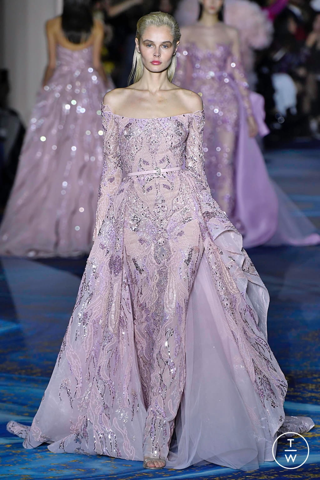 Fashion Week Paris Spring/Summer 2019 look 38 from the Zuhair Murad collection 高级定制