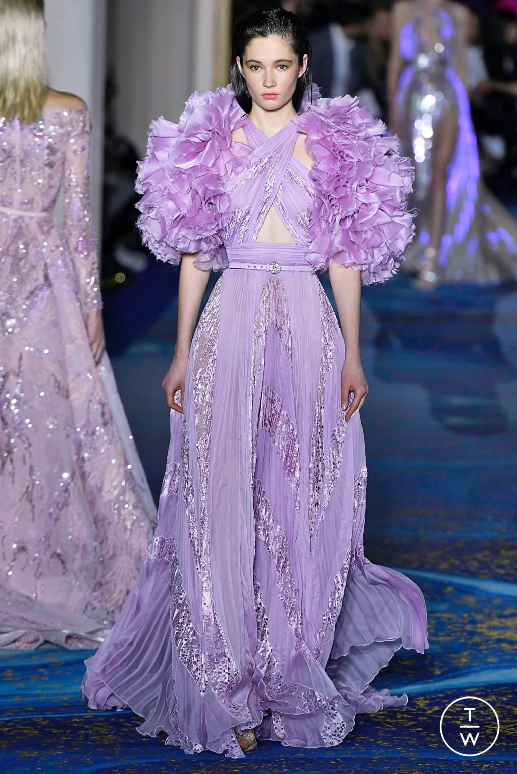 Fashion Week Paris Spring/Summer 2019 look 40 from the Zuhair Murad collection couture