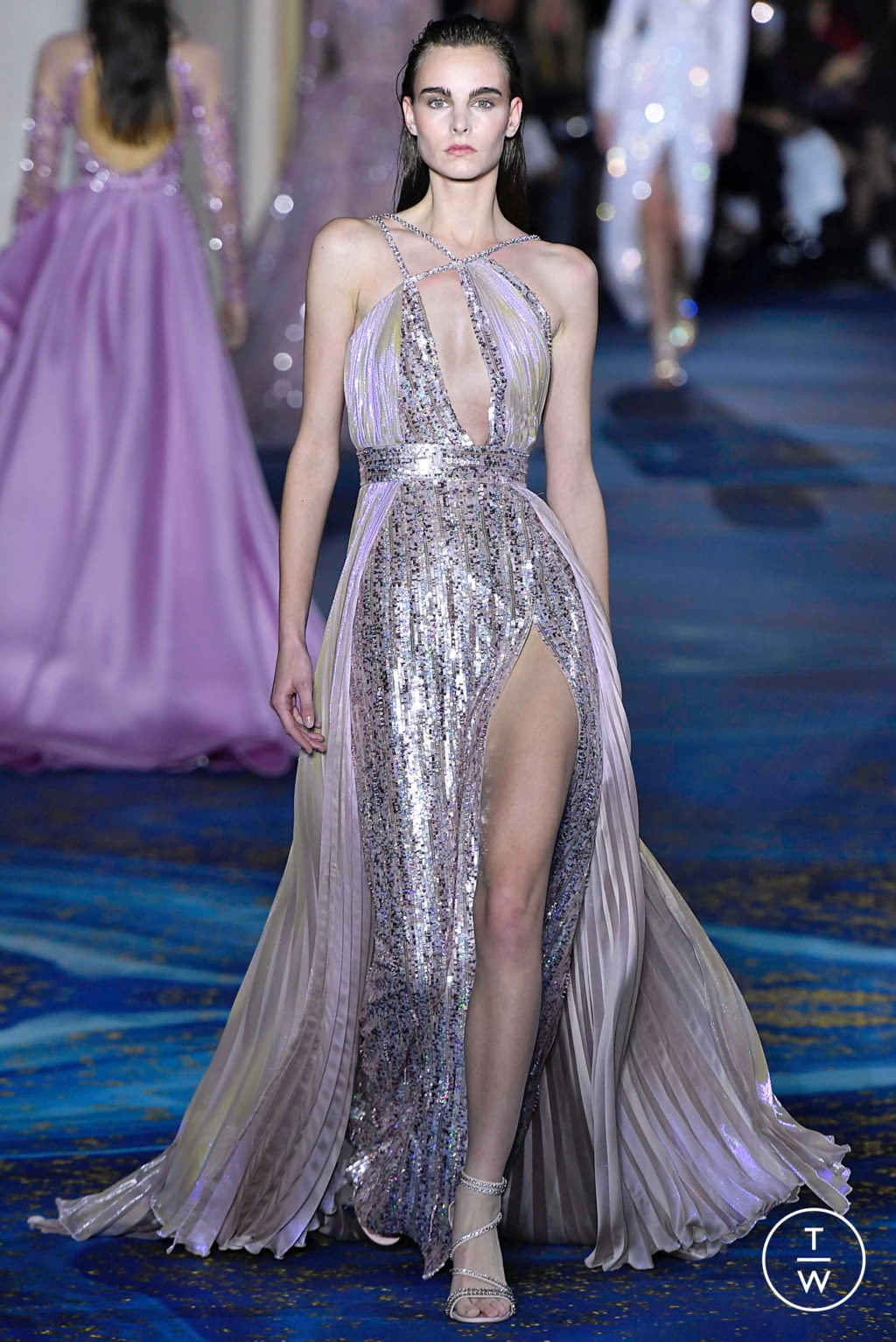 Fashion Week Paris Spring/Summer 2019 look 41 from the Zuhair Murad collection couture