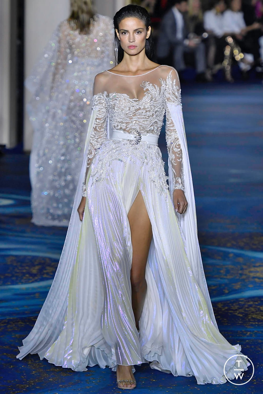 Fashion Week Paris Spring/Summer 2019 look 49 from the Zuhair Murad collection 高级定制
