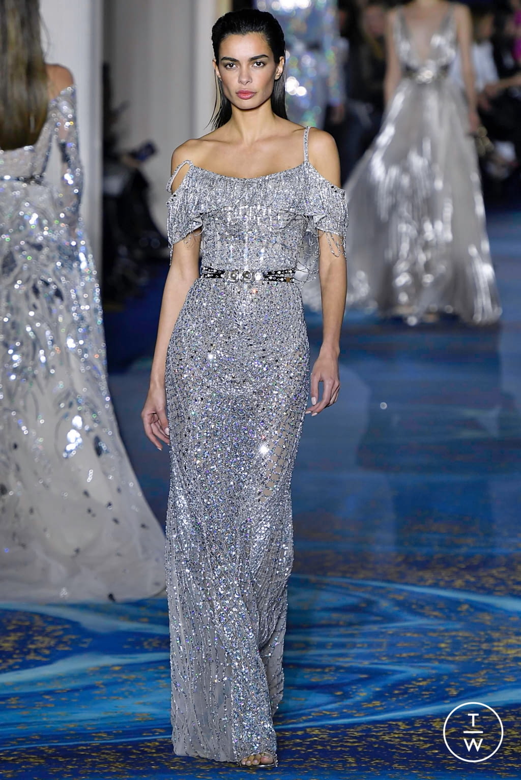 Fashion Week Paris Spring/Summer 2019 look 53 from the Zuhair Murad collection couture