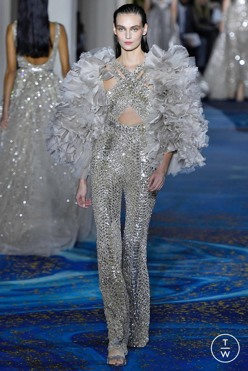 Fashion Week Paris Spring/Summer 2019 look 56 from the Zuhair Murad collection couture