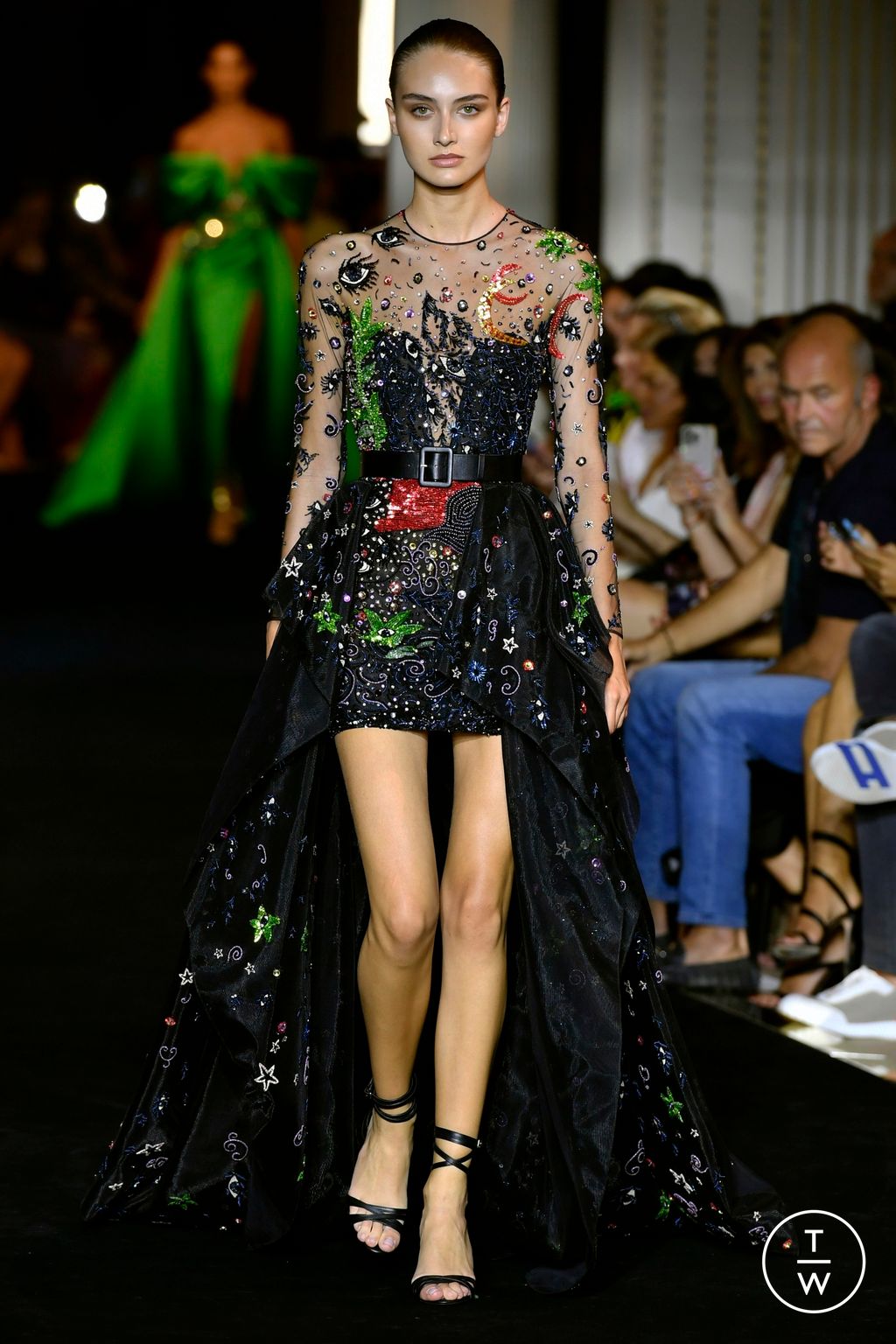 Fashion Week Paris Fall/Winter 2022 look 11 from the Zuhair Murad collection couture