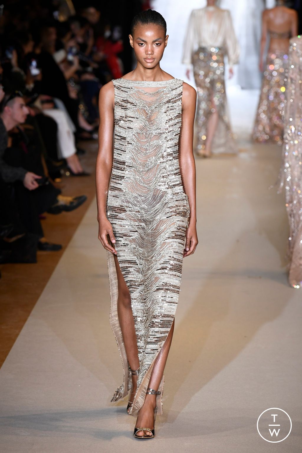Fashion Week Paris Spring/Summer 2024 look 8 from the Zuhair Murad collection couture