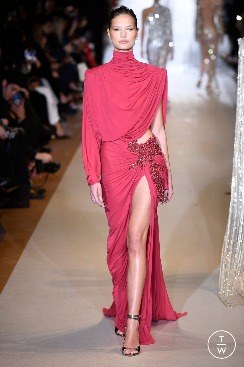 Fashion Week Paris Spring/Summer 2024 look 23 from the Zuhair Murad collection couture