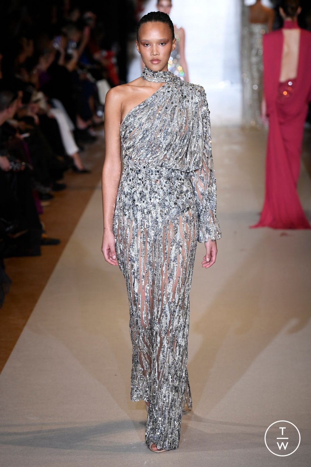 Fashion Week Paris Spring/Summer 2024 look 24 from the Zuhair Murad collection couture