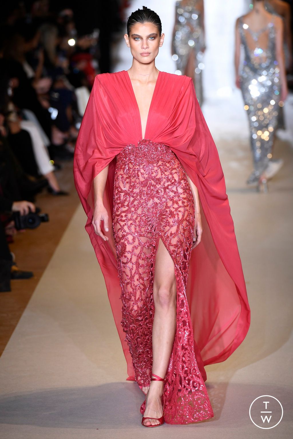Fashion Week Paris Spring/Summer 2024 look 26 from the Zuhair Murad collection couture