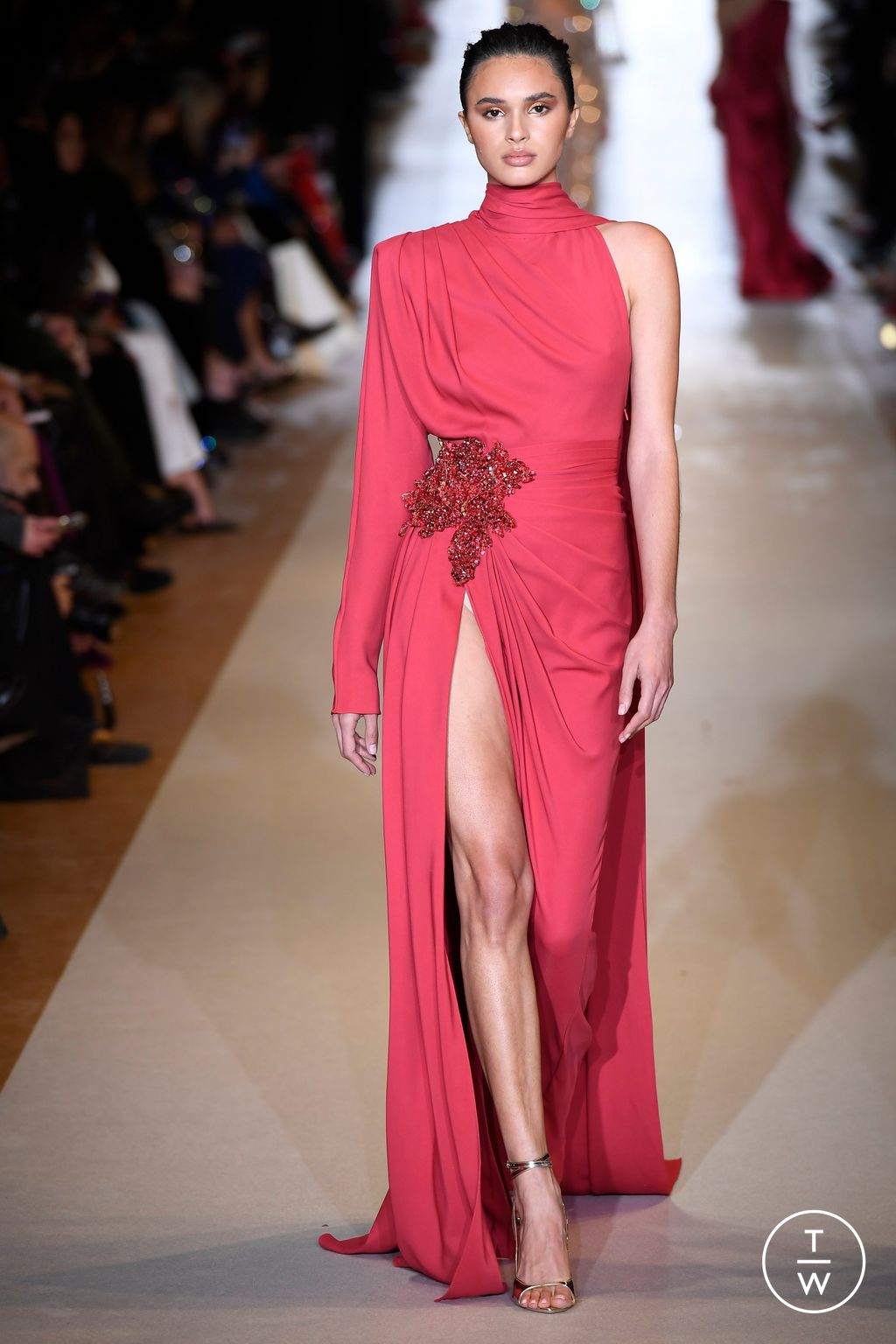 Fashion Week Paris Spring/Summer 2024 look 30 from the Zuhair Murad collection couture
