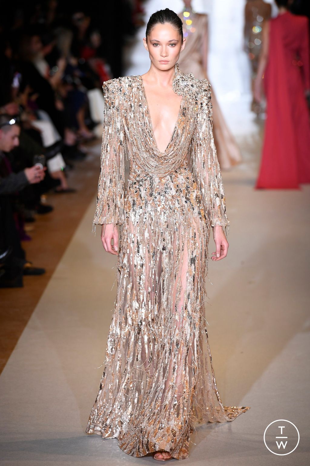 Fashion Week Paris Spring/Summer 2024 look 31 from the Zuhair Murad collection couture