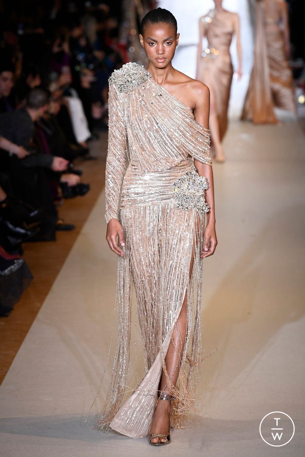 Fashion Week Paris Spring/Summer 2024 look 33 from the Zuhair Murad collection couture